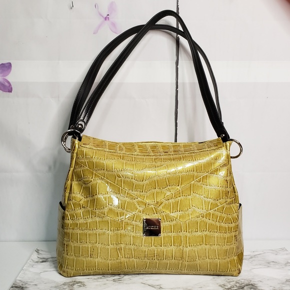 Miche Handbags - *SOLD*  Miche Parker Chartreuse Faux Croc Tote